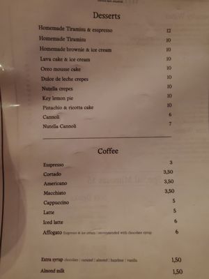 Menu photo 8 Amici Trattoria Italian Miramar, FL