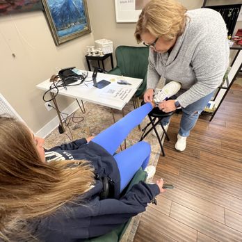 The Sterling Butterfly - Being fitted for an anklet - Martinsville, IN The Sterling Butterfly - Being fitted for an anklet - Martinsville, IN
