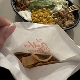 Sorry amount of chips....