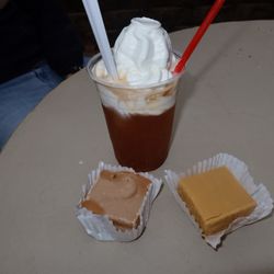 Fudge Factory Farm - caramel apple fudge, pumpkin pie fudge, and cider float