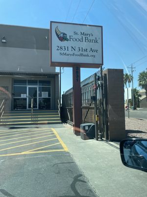 St. Mary's Food Bank office