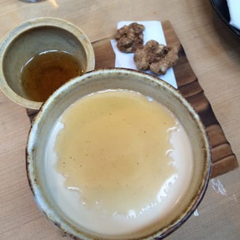 Rintaro - Hojicha Panna Cotta - delicious!  It's a dessert with a great Green tea flavor and just enough sweetness. - Izakaya Near Me - San Francisco, California