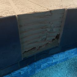 Resurrection Pools - Missing tile on a seven month old pool
