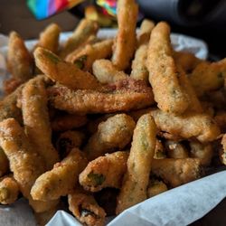 Snake Hill - Fried green beans! Soooo good.