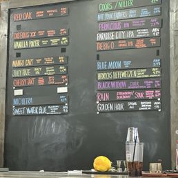 Beer selection Beer selection