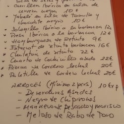 Casa Mercedes - Carta