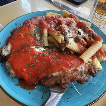 Leo's Grandevous - Chicken Cutlet Parmigiana - Italian Near Me - Hoboken, New Jersey Leo's Grandevous - Chicken Cutlet Parmigiana - Italian Near Me - Hoboken, New Jersey