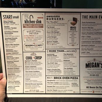 Megan's - Menu - Irish Pub Near Me - New York, New York