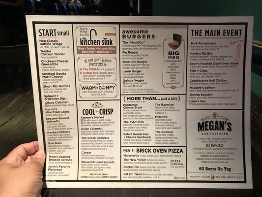 Menu photo 5 Megan's New York, NY