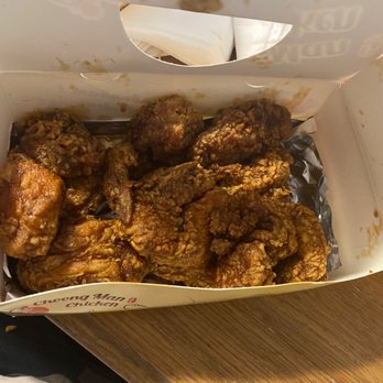 K-Chicken - Garlic soy whole chicken again only half! Came in two boxes. - Chicken Shop Near Me - Virginia Beach, Virginia