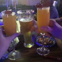 Our Glass Cocktails - Mimosas with the girls
