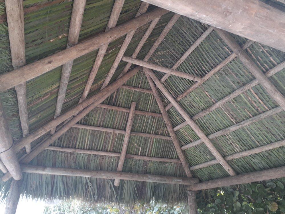 Slide of JM Tiki huts