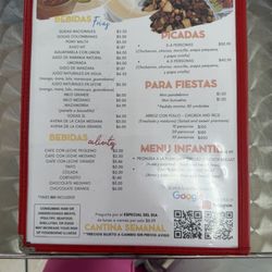 La Paloma Bakery - Menú