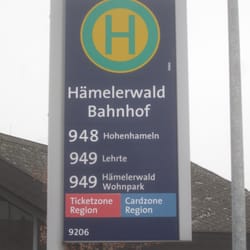 Bahnhof Hämelerwald - Bushaltestelle Hämelerwald Bf