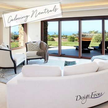 Design Focus - A mix of soft neutrals and textures can make a space feel serene and is the perfect choice to enjoy and enhance ever changing outdoor beauty - Interior Design Near Me - San Clemente, California