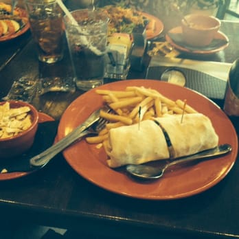 Mike's Grillhouse - Delicious California Chicken Wrap and Navy Bean Soup!  Plus, the design and decor is impressive' - American Near Me - Modesto, California