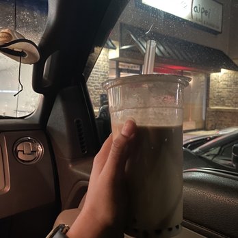 Cafe De Taipei - Vanilla black milk tea w/boba - Sushi Bars Near Me - Edmond, Oklahoma