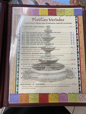 Menu photo 1 El Superior Restaurant Yerington, NV