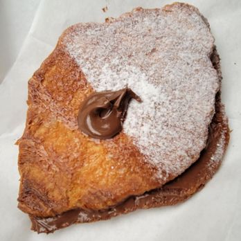 Paris Baguette - Croissant Crisp with Nutella // PB's version of a flat croissant, but as a flat croissant sandwich. - Bakeries Near Me - Fullerton, California Paris Baguette - Croissant Crisp with Nutella // PB's version of a flat croissant, but as a flat croissant sandwich. - Bakeries Near Me - Fullerton, California