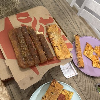 Pizza Hut - Ordered 2 sides of breadsticks, obviously one order was burnt. - Pizza Near Me - Humble, Texas Pizza Hut - Ordered 2 sides of breadsticks, obviously one order was burnt. - Pizza Near Me - Humble, Texas