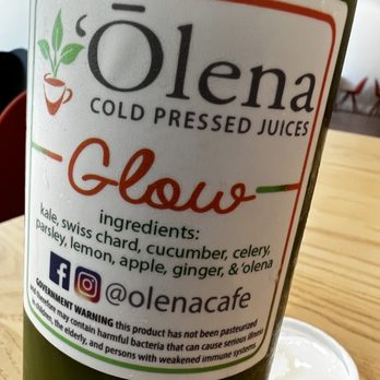 Olena Cafe - Glow juice fresh and flavorful - Coffee & Tea Near Me - Honolulu, Hawaii