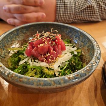 Sushi Kuu - Ahi poke tuna seaweed salad - Sushi Bars Near Me - Visalia, California Sushi Kuu - Ahi poke tuna seaweed salad - Sushi Bars Near Me - Visalia, California