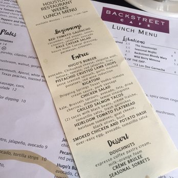 Backstreet Cafe - New American Near Me - Houston, Texas
