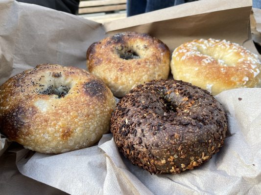 Chicken Dog Bagels by null