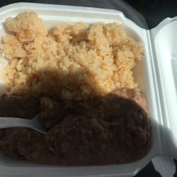 Taqueria La Mexicana - Beans and rice.