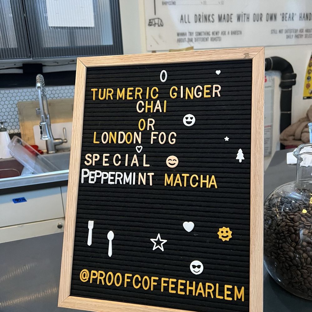 PROOF Coffee Roasters - Menu - Coffee & Tea Near Me - New York, New York PROOF Coffee Roasters - Menu - Coffee & Tea Near Me - New York, New York
