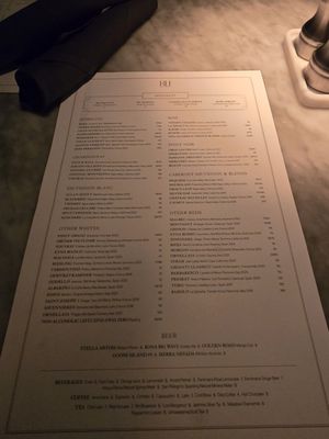 Menu photo 4 RH Rooftop Restaurant at RH Columbus Columbus, OH