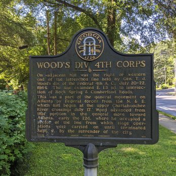 Wood’s Div 4th Corps - Wood's Div. 4th Corps Historical Marker, Atlanta - Landmarks & Historical Buildings Near Me - Atlanta, Georgia Wood’s Div 4th Corps - Wood's Div. 4th Corps Historical Marker, Atlanta - Landmarks & Historical Buildings Near Me - Atlanta, Georgia