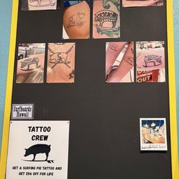 Tattoo Crew board. Tattoo Crew board.