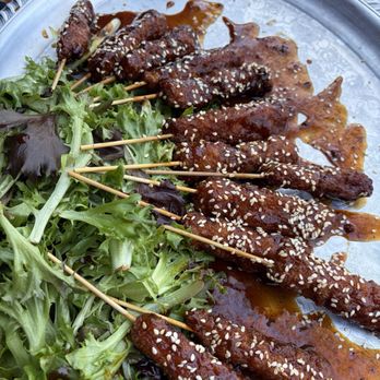 The Firehouse Restaurant - Sesame chicken skewers - New American Near Me - Sacramento, California The Firehouse Restaurant - Sesame chicken skewers - New American Near Me - Sacramento, California