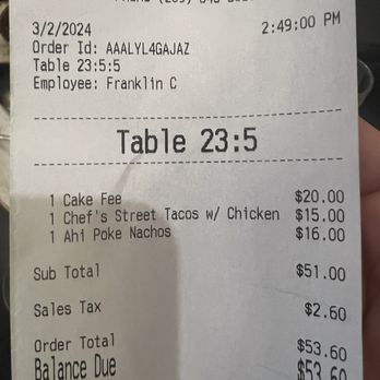 Bistro 120 - Surprise $20 cake fee added - New American Near Me - Oakdale, California Bistro 120 - Surprise $20 cake fee added - New American Near Me - Oakdale, California