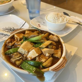 Shiok! Ridiculously Delicious - Some tofu and meat dish, sorry forgot the name - Asian Fusion Near Me - Mountain Home, Idaho Shiok! Ridiculously Delicious - Some tofu and meat dish, sorry forgot the name - Asian Fusion Near Me - Mountain Home, Idaho