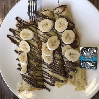Eggsellent Cafe - Crepes with banana and Nutella - Breakfast & Brunch Near Me - Frisco, Texas Eggsellent Cafe - Crepes with banana and Nutella - Breakfast & Brunch Near Me - Frisco, Texas