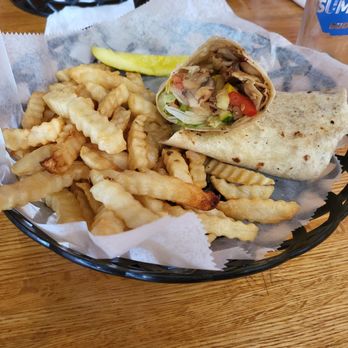 Spanky's Beachside - Veggie Wrap (sans cheese) - Seafood Near Me - Tybee Island, Georgia
