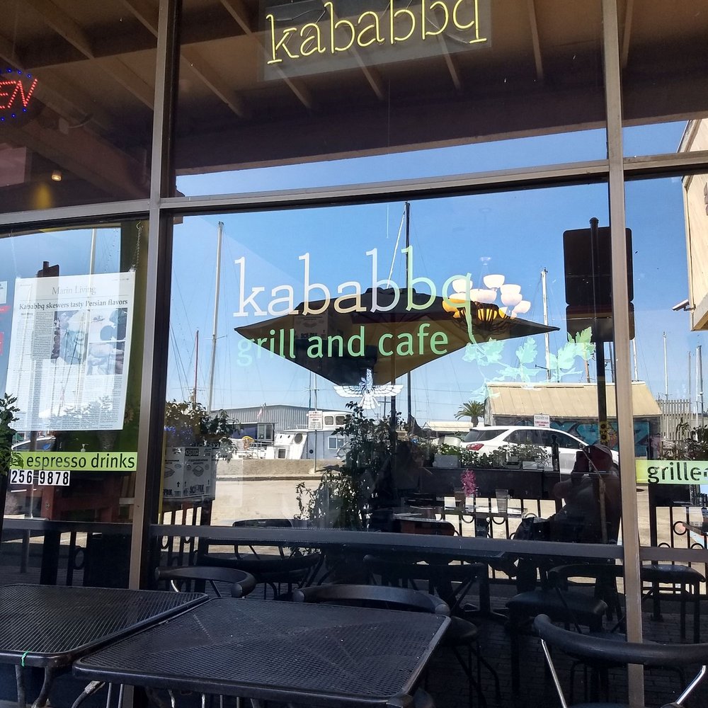 Kababbq Grill & Café - the outside of a restaurant - Persian/Iranian Near Me - San Rafael, California