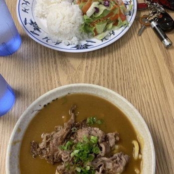 Shige's Saimin Stand - Curry udon and hamburger steak - Japanese Near Me - Wahiawa, Hawaii