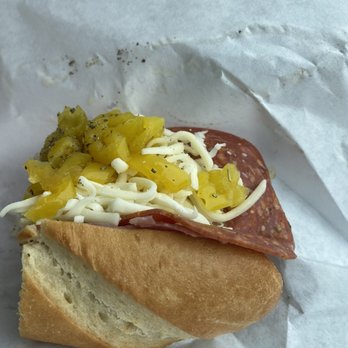 Dave's Cosmic Subs - Half the italian (we are sharing lol) - Sandwiches Near Me - Seal Beach, California