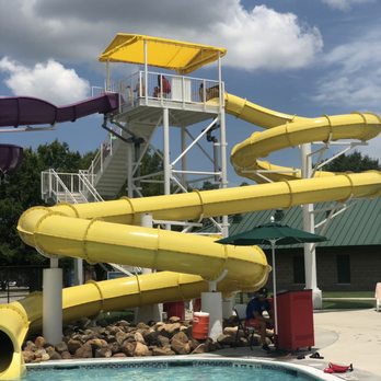 Liberty Lagoon - One of the slides she went down.  She's 9 - Swimming Pools Near Me - Baton Rouge, Louisiana