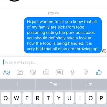 Baos Hog - Looks like they don't care about people getting sick .. Yet to have a reply back . - Chinese Near Me - Garden Grove, California Baos Hog - Looks like they don't care about people getting sick .. Yet to have a reply back . - Chinese Near Me - Garden Grove, California