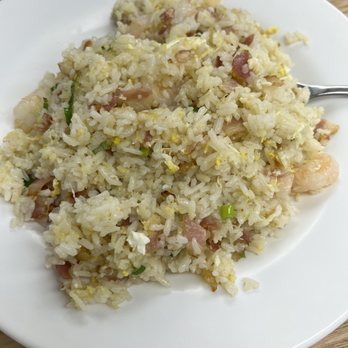 One Bite Dumpling - Bacon and shrimp fried rice with uncooked bacon - Dim Sum Near Me - Santa Clarita, California