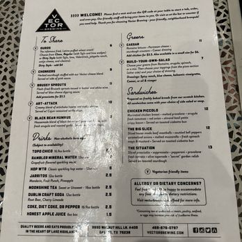 Vector Brewing - Menu - Brewpubs Near Me - Dallas, Texas