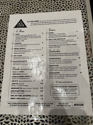 Menu photo 3 Vector Brewing Dallas, TX