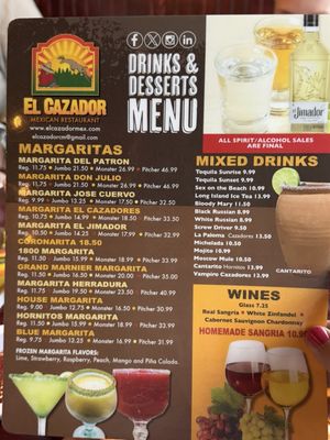 Menu photo 3 El Cazador Carolina Beach, NC Menu photo 3 El Cazador Carolina Beach, NC