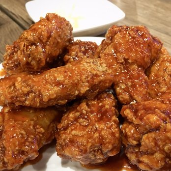 Chicken Pocha - Spicy Garlic Chicken wings ! - Chicken Wings Near Me - Germantown, Maryland Chicken Pocha - Spicy Garlic Chicken wings ! - Chicken Wings Near Me - Germantown, Maryland