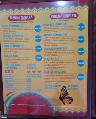 Menu photo 7 Carnitas Michoacan San Jose, CA