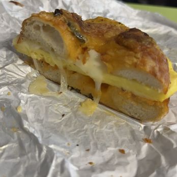 The Lab Tampa - Breakfast Bagel Sandwich - Jalepeno Cheddar! - Coffee Roasteries Near Me - Tampa, Florida